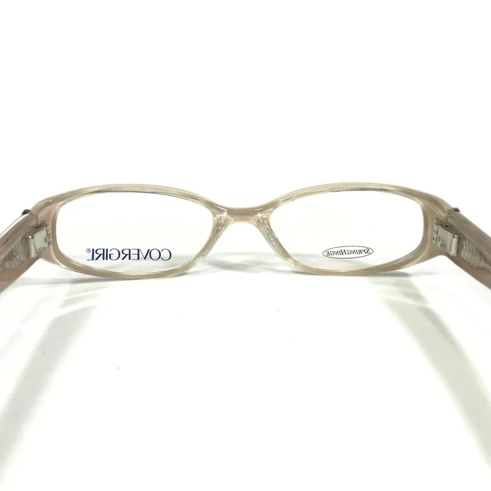 Covergirl Petite Eyeglasses Frames CG392 Col.005 Brown Round Full Rim 49-17-130